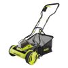 Sun Joe 24-Volt cordless push reel mower.