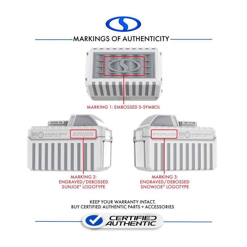 24VBAT XR12 MarkingsOfAuthenticity