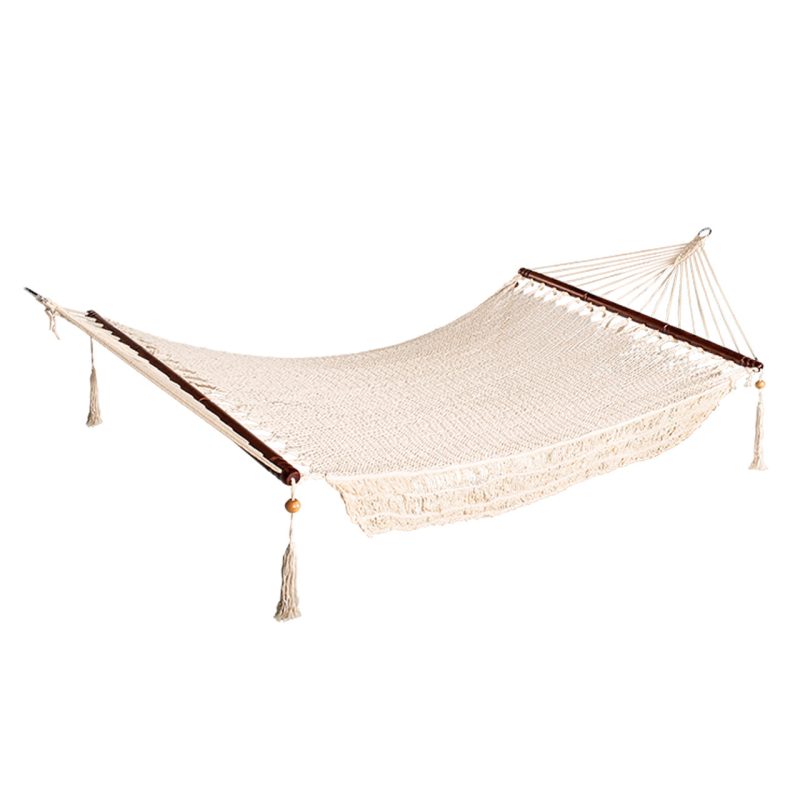 Bliss Hammocks 48-inch Wide Island Cotton Rope Hammock.