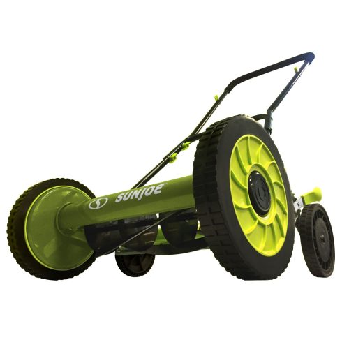 Sun Joe 16-inch manual reel lawn mower.