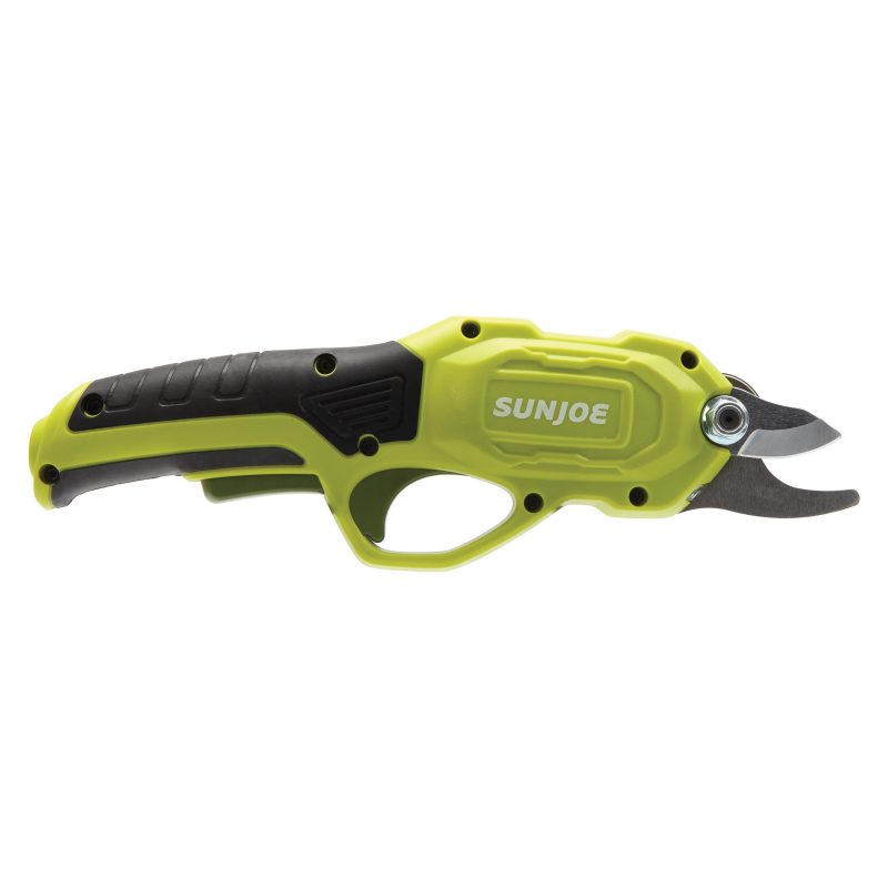 Sun Joe 3.6-volt green Cordless Rechargeable Power Pruner.