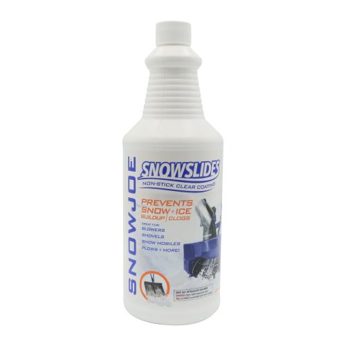 Snow Joe 32-ounce non-stick clear coating SnowSlides spray.