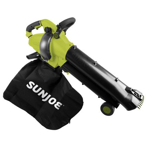 Sun Joe 12-amp 3-in-1 Outdoor Electric Leaf Blower, Vacuum, and Mulcher.