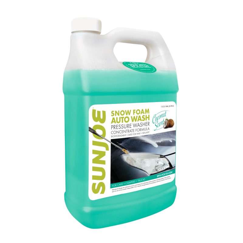 Sun Joe 1-gallon Coconut Scented Premium Snow Foam Pressure Washer Rated Car Wash Soap and Cleaner.