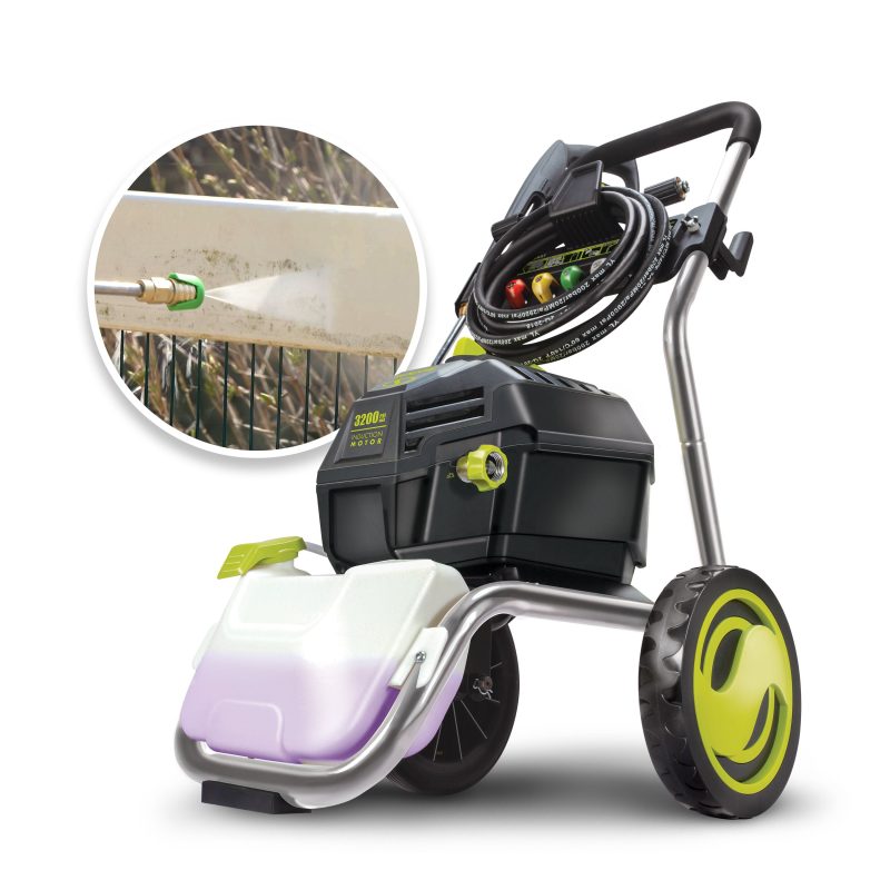 SPX4800 Electric Pressure Washer with image of product in use