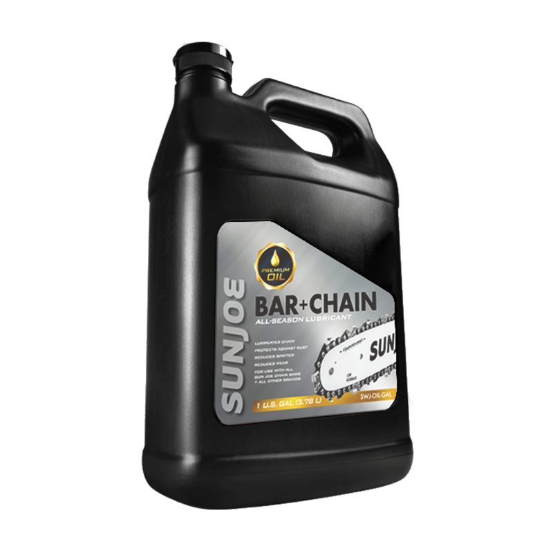 Sun Joe 1-gallon Premium Bar, Chain and Sprocket Oil.